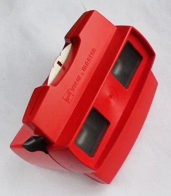 VIEW-MASTER 3D BILDBETRACHTER - MODEL J +AUSWAHL-SCHEIBE SZENEN AUS SPORT - Bild 1 von 4