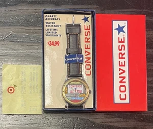 Converse All Star City Wristwatch Leather Band New in Box - Picture 1 of 4