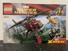 LEGO&reg; Marvel 6866 Wolverine's Chopper Showdown Instruction Manual Only!