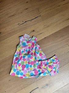 Hanna Andersson Dotted Dress, Size 80 cm/20-27 lbs/18-24 months, New with Tags! - Picture 1 of 3