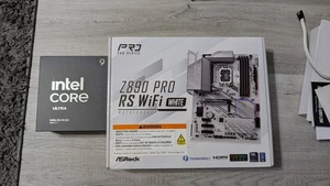 AsRock Z890 Pro RS Wifi blanc avec processeur Intel Core Ultra 285k - Photo 1/6