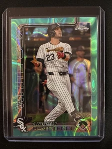 🔥Andrew Benintendi 2025 Topps Chrome Aqua Wave Refractor 062 /199 White Sox - Picture 1 of 3