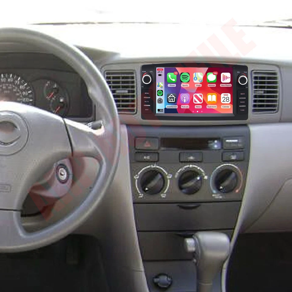 Für Toyota Corolla E10 E11 E12 1990-2007 Autoradio Carplay Android 14 GPS 4+64G - Bild 1 von 4