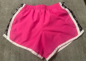 Danskin Now Active Wear Shorts Girls Small 6-6X Pink Elasitc Waist Running Sport - Picture 1 of 9