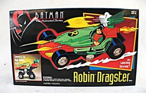 Vintage Batman The Animated Series Robin Dragster with Launching Batarang!  MIB - Bild 1 von 9