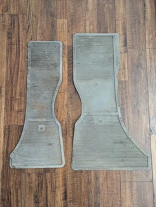 OEM 1983-1995 Chevy Van GMC GVan Rubber All Weather Floor Mats Front G10 G20 G30 - Picture 1 of 4