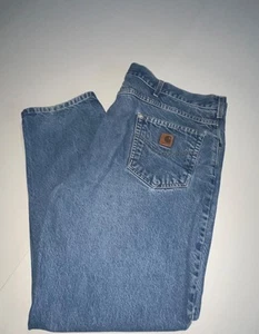 Carhartt 44W 30L Mens Blue Rugged Jeans - Picture 1 of 6