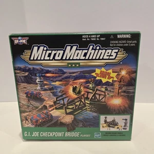 Micro Machines GI Joe Checkpoint Bridge Juego Soldados Militares 1999 SELLADO - Imagen 1 de 8