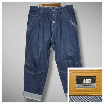 Pantalones de mezclilla holgados de pierna ancha Nike edición limitada raros para hombre 42x36 Y2k grunge skate Foto 1 de 4