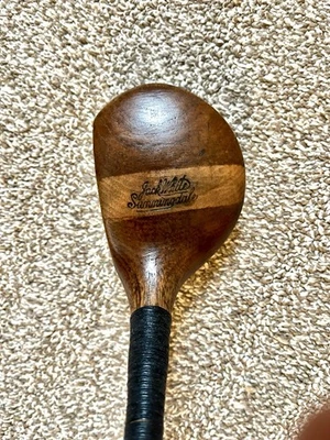 Antiguo conductor vintage Hickory Jack blanco Sunningdale C8 SW Foto 1 de 4