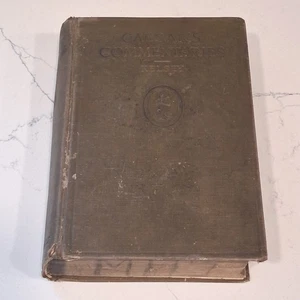 Caesars Commentaries -Kelsey 1918 Antique Book First Edition Roman History - Bild 1 von 10