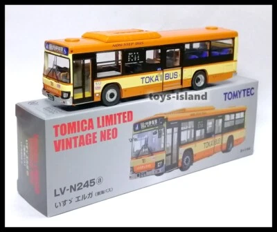 TOMICA Limited Vintage NEO LV-N245a Isuzu Erga Tokai Bus 1/64 TOMYTEC Tomy New - Image 1 of 4