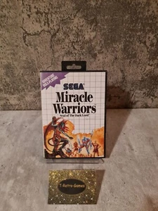Sega Master System Miracle Warriors con embalaje original multi idioma - Imagen 1 de 10
