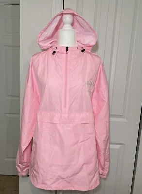 女士 Champion 尺寸 XL 浅粉色 Anorak 套衫可打包风衣夹克 — 第 1/4 张图片