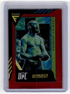 2022 Panini Flux UFC #348 Khamzat Chimaev Red /199 - Picture 1 of 2