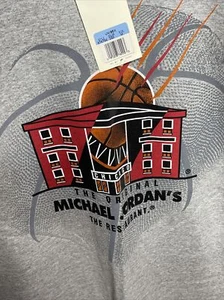 VINTAGE 90s Michael Jordan Restaurant T-Shirt Brand-New With Tags￼ - Picture 1 of 5