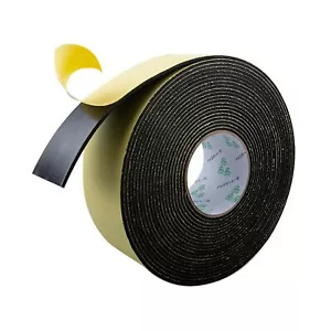 High Density Foam Insulation Tape Adhesive Rubber Strip Weatherstrip Waterproof - Picture 1 of 7