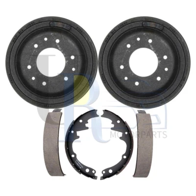 Front Kit Brake Drums & Brake Shoes For 1964 1965 1966 1967 Chevrolet C10 Panel - Image 1 of 4