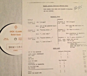 RADIO SHOW: DICK CLARK GOLD #185 GILBERT O'SULLIVAN & RAY STEVENS FEATURES - Picture 1 of 1