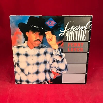 LIONEL RICHIE Penny Lover 1982 UK 7" vinyl Single motown record original 45 - Image 1 of 4