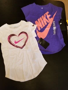 Nike Girl T-Shirt Lot 6x New - Picture 1 of 3
