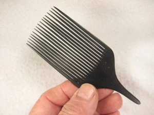 ANTIGUO JAPONÉS (c.1920) ERA TAISHO RESINA DURADERA KANZASHI PEINE PIEZA DE PELO - Imagen 1 de 14