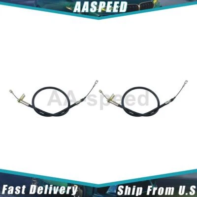 Parking Brake Cable Rear For 1985 1986 1987 1988 Mercedes-Benz 190D 2pcs - Image 1 of 4