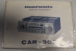 Original Marantz CAR-302 Owner's Manual - Picture 1 of 2