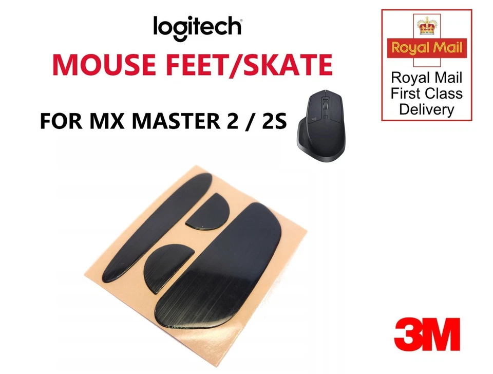 Logitech MX MASTER 2 / 2S Skates Gaming Mouse Feet Replacements 3M *FAST POST* - Image 1 of 1