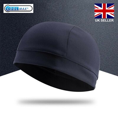 2 Pack Winter Thermal Skull Cap - Under Helmet Hat For Cycling & Motorcycling