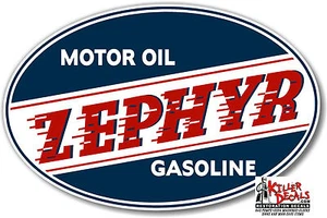 4" AMPLIO ZEPHYR 3 GASOLINA GAS calcomanía lubster gas bomba aceite hombre cueva - Imagen 1 de 1