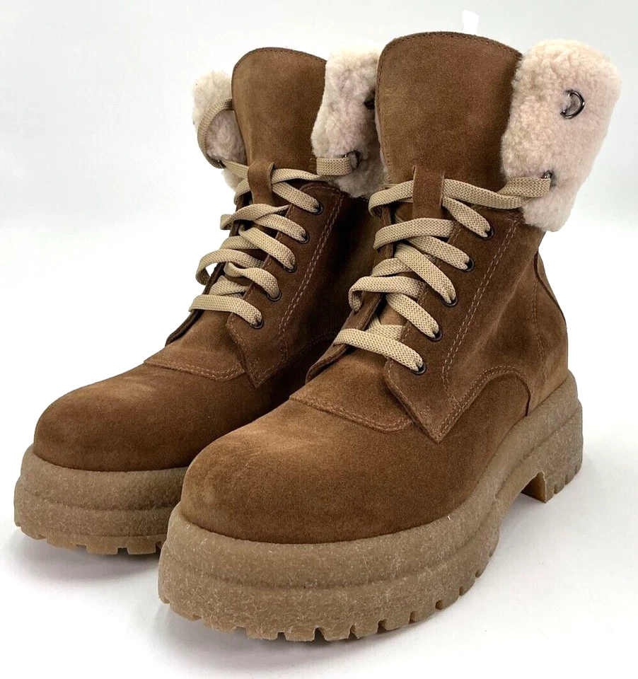 Botas de gamuza marrón para mujer La Canadienne Victor talla 6 Foto 1 de 4