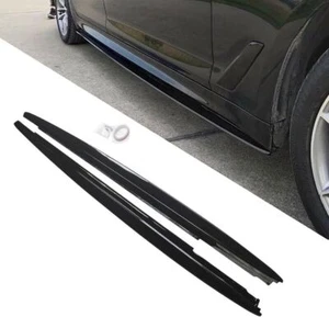Side Skirt For 2017-2021 BMW 5 Series G30 G31 MSport 540i Extension Rocker Panel - Picture 1 of 7