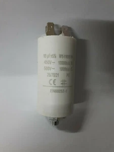 Condensatore per avviamento motori elettrici 10 MF 450 V - Foto 1 di 1