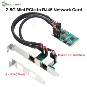 2,5G Mini PCIe auf RJ45 Netzwerkkarte 2500 Mbps Mini PCI Express LAN Karte - Bild 1 von 6