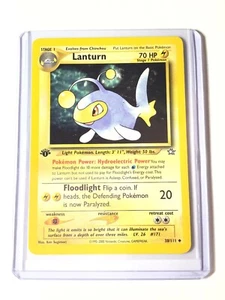 LANTURN - 1ª Edición Neo Genesis Set - 38/111 - Poco común - Carta Pokémon - Casi nuevo - Imagen 1 de 1