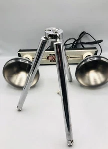 Vintage ACME LITE MOV-E-LITE im Koffer mit Stativ Film Bühnenbeleuchtung 2 Birnen - Bild 1 von 15