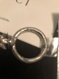New GUCCI Anger Forest Wolf Head Silver Ring Sz 7 1/4 US 15 G 511851 J8400 0811 - Picture 1 of 9