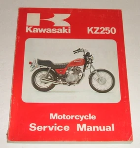 Kawasaki Kz250 Single Service Manual 1980 Kz 250 Z Ltd Repair Shop - Picture 1 of 9