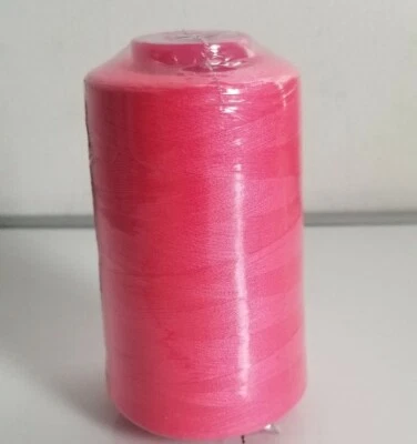 NEON PINK High Quality Sewing Machine Serger Thread 6000 Yards Cone Big Spool - Image 1 of 3
