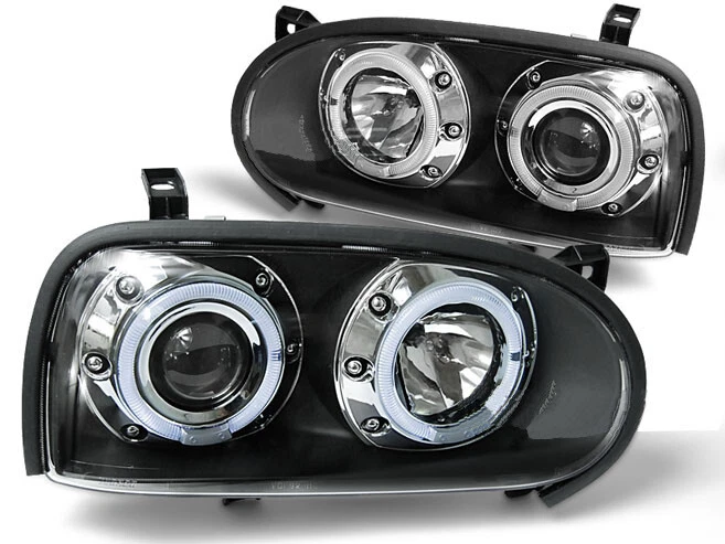 FAROS LLANTAS HALO VOLKSWAGEN GOLF 3 1991 1992 1993 1994 1995 1996 1997 LPVW10 Foto 1 de 1