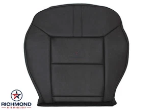 Hummer H2 2008-2009 SUV SUT - parte inferior lateral del conductor cuero genuino cubierta de asiento negra - Imagen 1 de 12