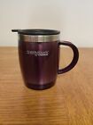 Thermos Thermocafe Desk Travel Mug Beaker Cup  0.45L Purple With Handle