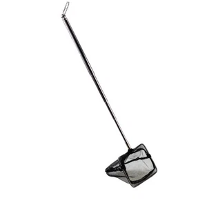 Aquarium Net with Extendable Long Handle, Adjustable Wastes Skimming Cleaning... - Picture 1 of 4