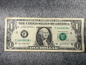 2003 A $1 Dollar U.S. Federal Reserve **Star** Schein Atlanta Fr#1930 SPC1125 - Bild 1 von 3