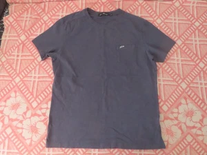Ever Forward T-shirt blu navy Slub uomo grande - Foto 1 di 9