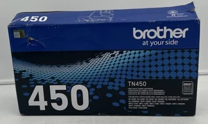 Oryginalny wysokowydajny toner Brother OEM TN450 TN-450 - ZAPIECZĘTOWANY otwarty pudełko - Zdjęcie 1 z 7