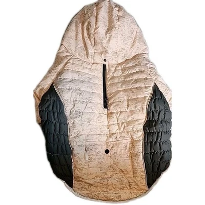 Top Paw Dog Jacket Extra Large Reflective Pocket Pink Grey Zip  - Image 1 of 4