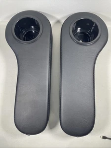 Golf Cart Arm Rest with cup (3.5in) holder Black - Picture 1 of 6