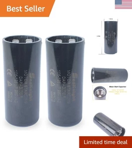 Durable 105 Microfarad Motor Start Capacitors for Franklin Well Pumps, 2-Pack - Picture 1 of 8